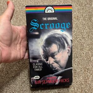The Original Scrooge starring Sir Seymour Hicks (VHS) Tape